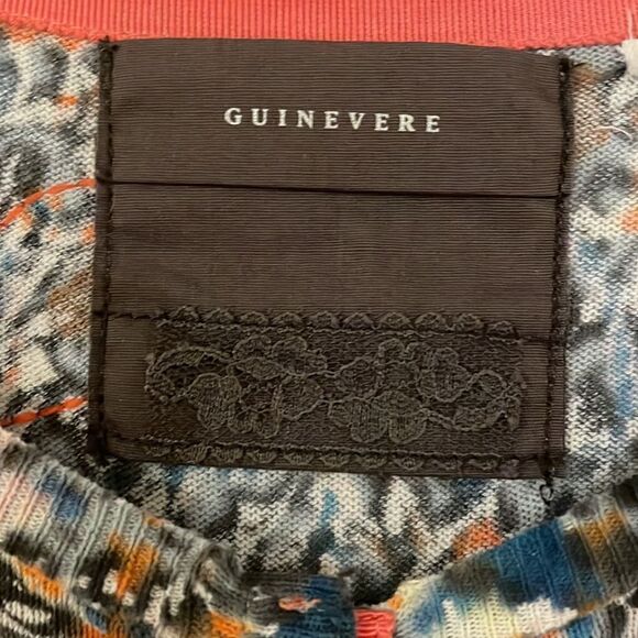 Anthropologie Guinevere Floral Looped Ribbon Trim Cardigan Sweater - Picture 4 of 9